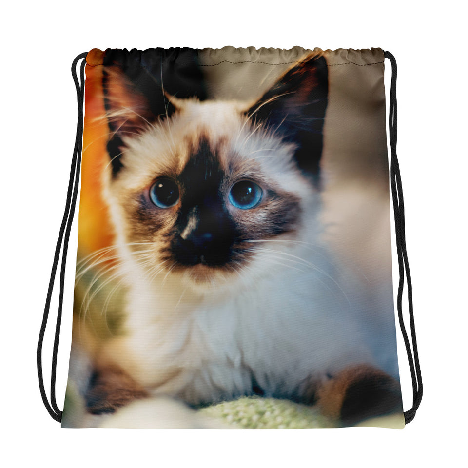 Cuteness Overload - Drawstring bag with Pet Motif