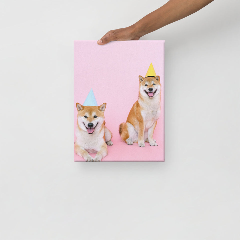 Partyyyyy - Canvas with Pet Motif