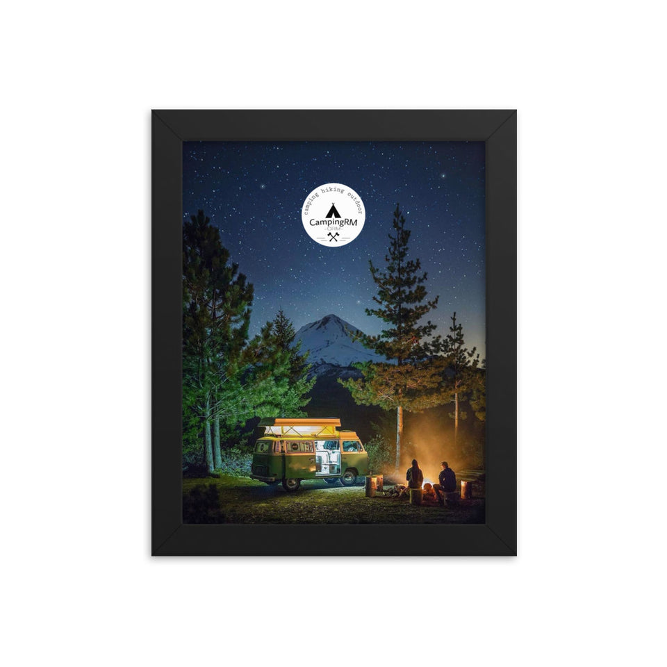 Home is Where the Heart ist - Framed photo poster by campingrm