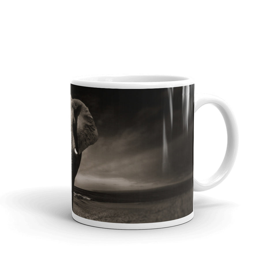 Instinct - White glossy mug